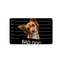 Bad Dog Magnet (name Card) by Valentinaart