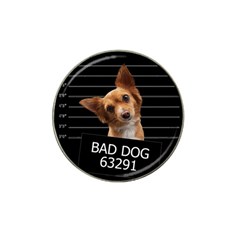 Bad Dog Hat Clip Ball Marker (4 Pack) by Valentinaart