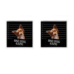 Bad Dog Cufflinks (square) by Valentinaart