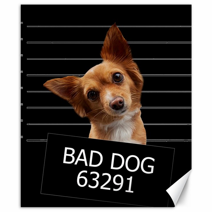 Bad dog Canvas 8  x 10 