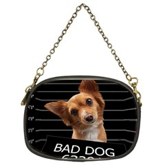 Bad Dog Chain Purses (one Side)  by Valentinaart