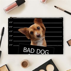 Bad Dog Cosmetic Bag (large)  by Valentinaart