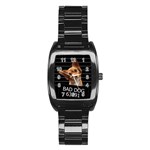 Bad dog Stainless Steel Barrel Watch Front