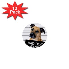 Bad Dog 1  Mini Buttons (10 Pack)  by Valentinaart