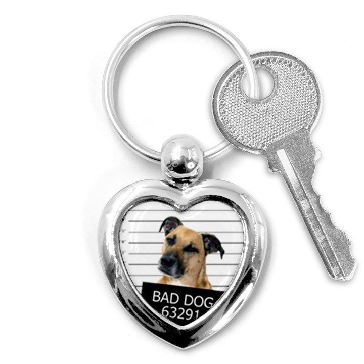 Bad dog Key Chains (Heart) 