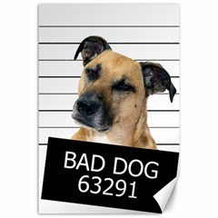 Bad Dog Canvas 24  X 36  by Valentinaart