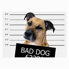 Bad Dog Large Glasses Cloth (2-side) by Valentinaart