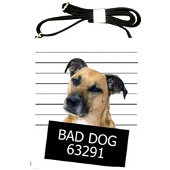 Bad Dog Shoulder Sling Bags by Valentinaart