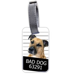 Bad Dog Luggage Tags (two Sides) by Valentinaart