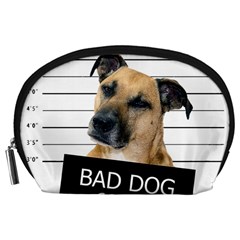 Bad Dog Accessory Pouches (large)  by Valentinaart