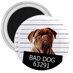 Bad Dog 3  Magnets by Valentinaart