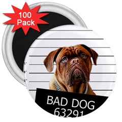 Bad Dog 3  Magnets (100 Pack) by Valentinaart