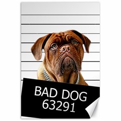 Bad Dog Canvas 20  X 30   by Valentinaart