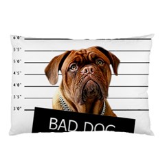 Bad Dog Pillow Case by Valentinaart