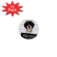 Bad Dog 1  Mini Buttons (10 Pack)  by Valentinaart