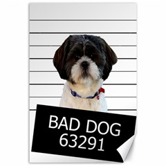 Bad Dog Canvas 24  X 36  by Valentinaart