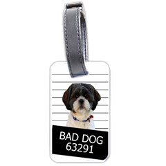 Bad Dog Luggage Tags (one Side)  by Valentinaart