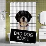 Bad dog Shower Curtain 48  x 72  (Small)  Curtain(48  X 72 ) - 42.18 x64.8  Curtain(48  X 72 )