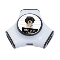 Bad Dog 3-port Usb Hub by Valentinaart