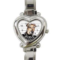 Bad Dog Heart Italian Charm Watch by Valentinaart