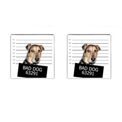 Bad Dog Cufflinks (square) by Valentinaart