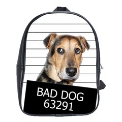 Bad Dog School Bags(large)  by Valentinaart