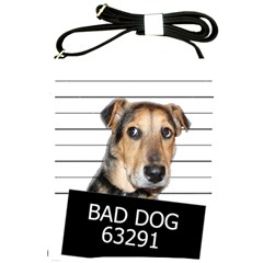 Bad Dog Shoulder Sling Bags by Valentinaart