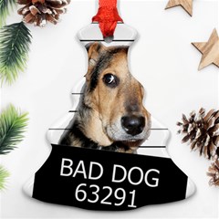 Bad Dog Ornament (christmas Tree)  by Valentinaart