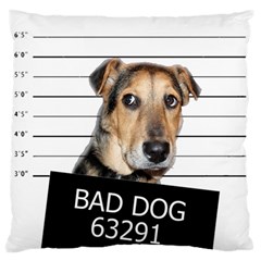 Bad Dog Standard Flano Cushion Case (two Sides) by Valentinaart