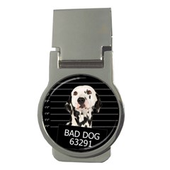 Bad Dog Money Clips (round)  by Valentinaart