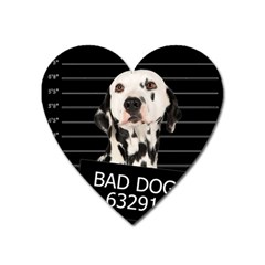 Bad Dog Heart Magnet by Valentinaart