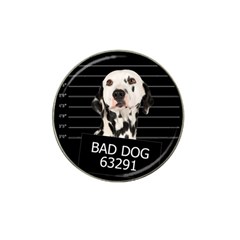 Bad Dog Hat Clip Ball Marker (4 Pack) by Valentinaart