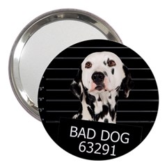 Bad Dog 3  Handbag Mirrors by Valentinaart