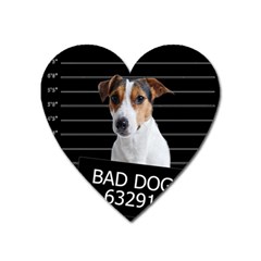 Bad Dog Heart Magnet by Valentinaart