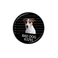 Bad Dog Hat Clip Ball Marker (4 Pack) by Valentinaart