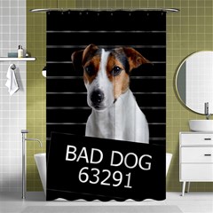 Bad Dog Shower Curtain 48  X 72  (small)  by Valentinaart