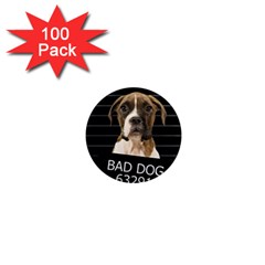 Bad Dog 1  Mini Magnets (100 Pack)  by Valentinaart