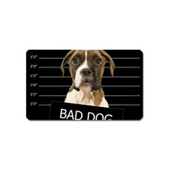 Bad Dog Magnet (name Card) by Valentinaart