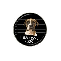 Bad Dog Hat Clip Ball Marker (4 Pack) by Valentinaart