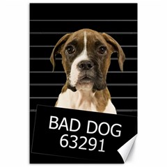 Bad Dog Canvas 24  X 36  by Valentinaart