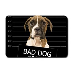 Bad Dog Small Doormat  by Valentinaart