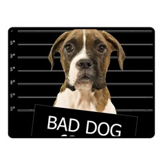 Bad Dog Fleece Blanket (small)