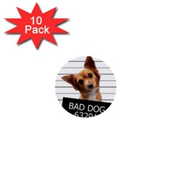 Bad Dog 1  Mini Buttons (10 Pack)  by Valentinaart