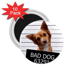 Bad Dog 2 25  Magnets (10 Pack)  by Valentinaart