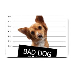 Bad Dog Small Doormat  by Valentinaart