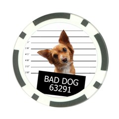 Bad Dog Poker Chip Card Guard by Valentinaart