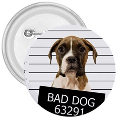 Bad Dog 3  Buttons by Valentinaart