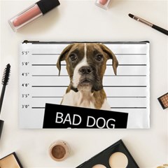 Bad Dog Cosmetic Bag (large)  by Valentinaart