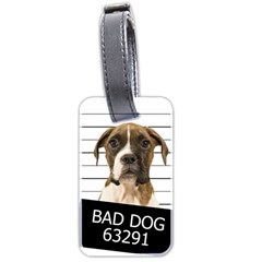 Bad Dog Luggage Tags (two Sides) by Valentinaart