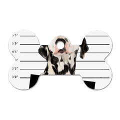 Bad dog Dog Tag Bone (Two Sides)